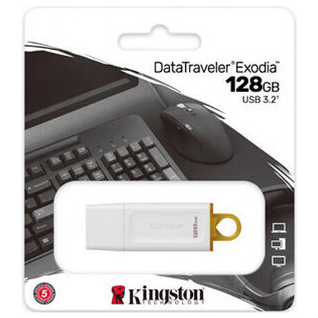 Kingston DataTraveler Exodia/128GB/USB 3.2/USB-A/Bl (foto 2)