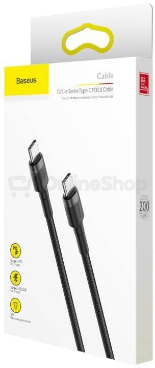 Nillkin baseus CATKLF-HG1 Cafule Kabel USB-C 60W 2m Gray/Black