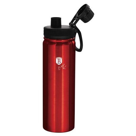 BERLINGERHAUS Lahev sportovn nerez 18/10 Burgundy Metallic Line 0,72 l BH-7761