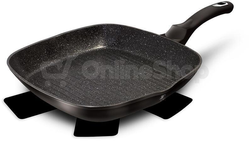Grilovací pánev BERLINGERHAUS Black Silver Collection BH-1846, 28 cm
