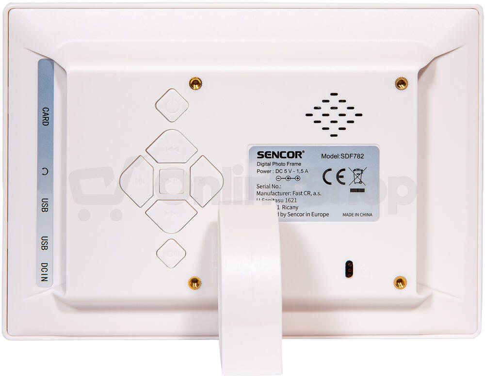 Digitální fotorámeček Sencor SDF 782 WH