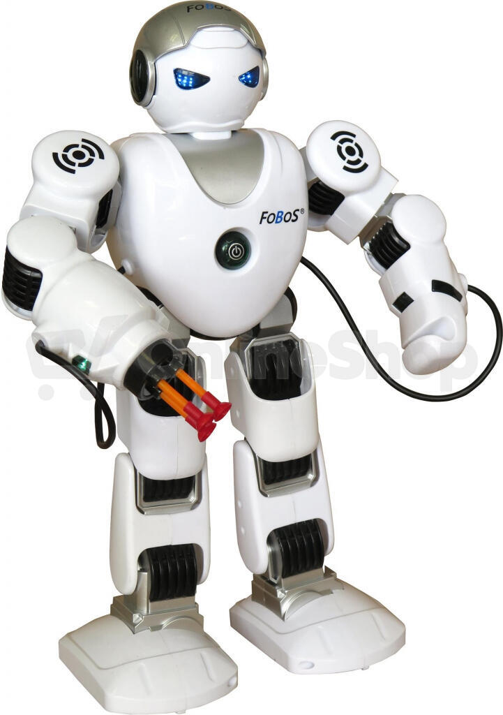 Interaktivní RC Robot Teddies FOBOS chodící, česky mluvící, 40cm