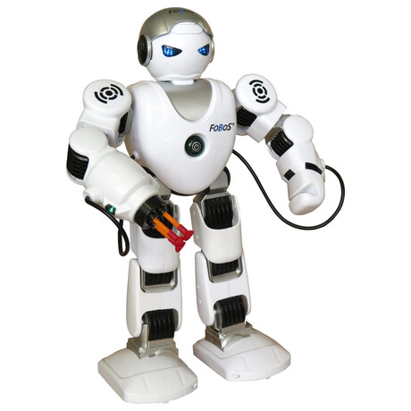 Interaktivn RC Robot Teddies FOBOS chodc, esky mluvc, 40cm