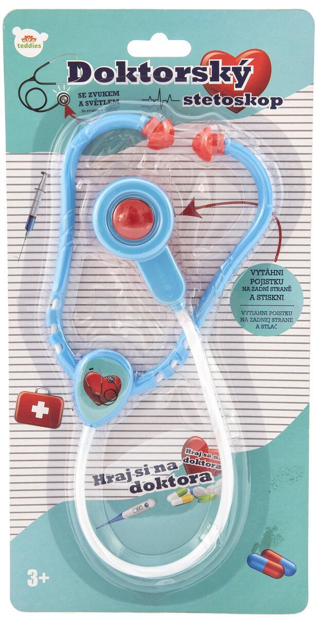 Doktor/lékař Teddies stetoskop, se zvukem