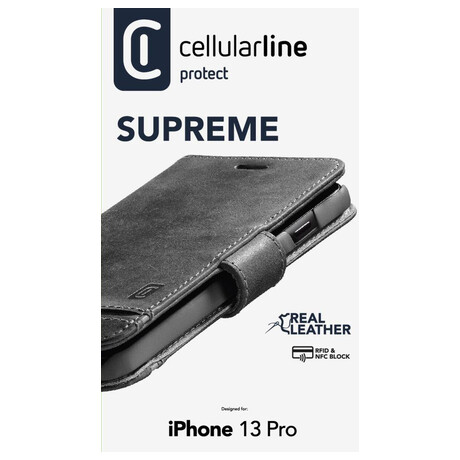 CellularLine Supreme pro Apple iPhone 13 Pro, ern (foto 2)