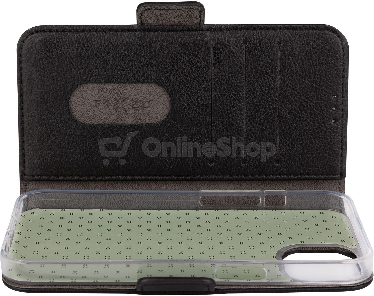Pouzdro typu kniha FIXED Opus pro Apple iPhone 13, černé