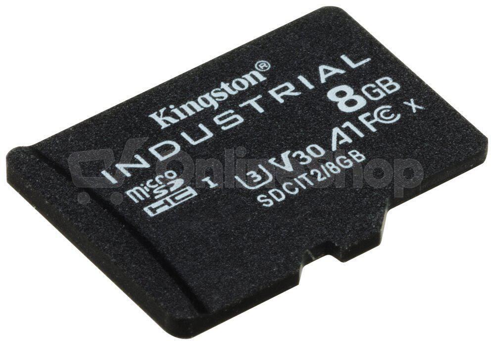 Kingston MicroSDHC karta 8GB Industrial C10 A1 pSLC Card Single Pack (SDCIT2/8GBSP)