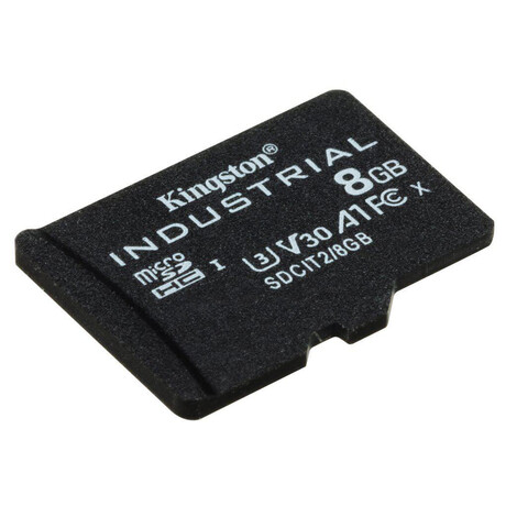 Kingston MicroSDHC karta 8GB Industrial C10 A1 pSLC Card Single Pack (SDCIT2/8GBSP)