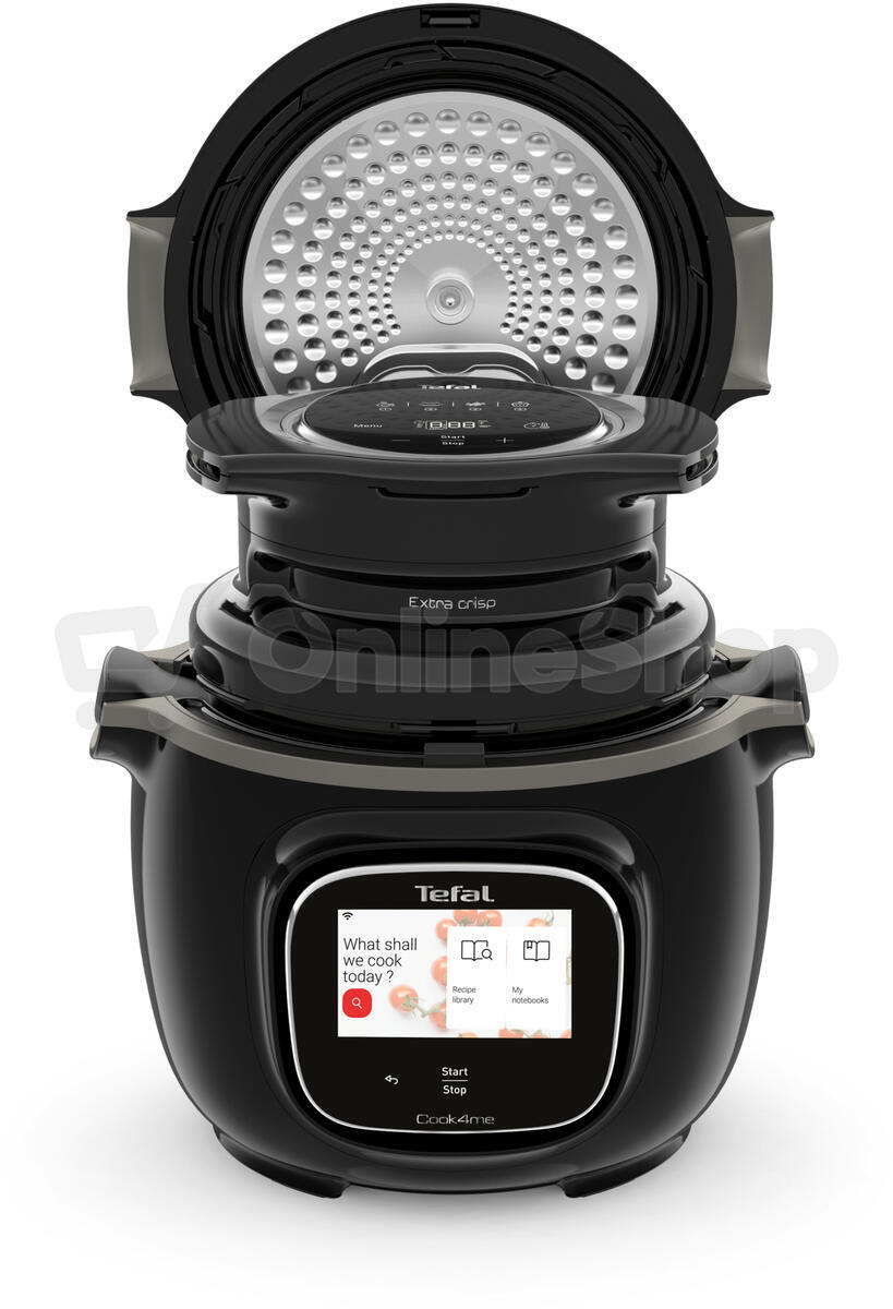 Multifunkční hrnec Tefal EXTRA CRISP LID EY150830 černý | Skutečná fotografie prodávaného kusu | Skutečná fotografie prodávaného kusu | Skutečná fotografie prodávaného kusu | Skutečná fotografie prodávaného kusu | Skutečná fotografie prodávaného kusu