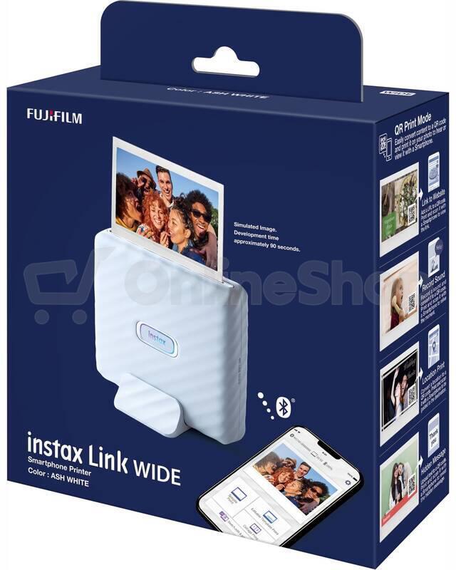 Fujifilm INSTAX LINK WIDE - Ash White (16719574)