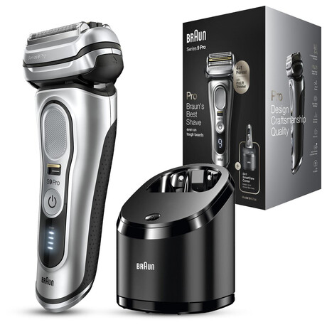 Holic strojek Braun Series 9 PRO 9467cc, stbrn