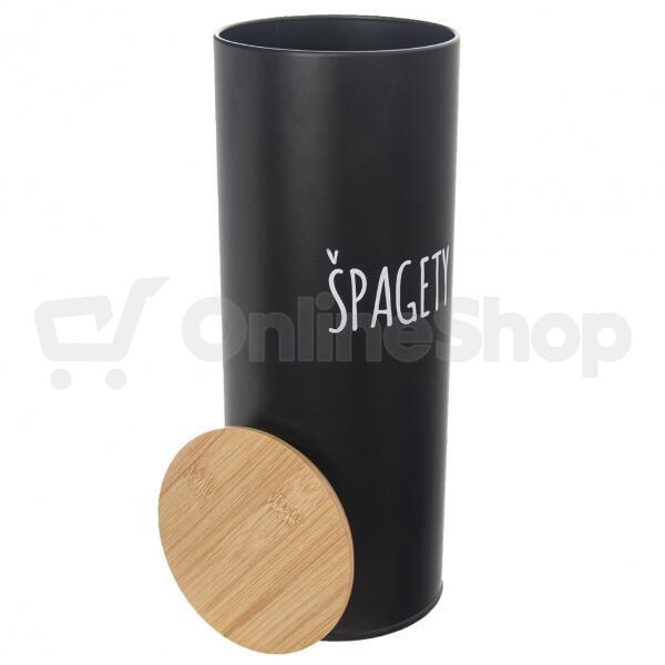 Dóza Orion Špagety BLACK, pr. 11 cm
