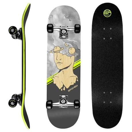 Spokey SKALLE PRO Skateboard 78,7 x 20 cm, ABEC7, ed