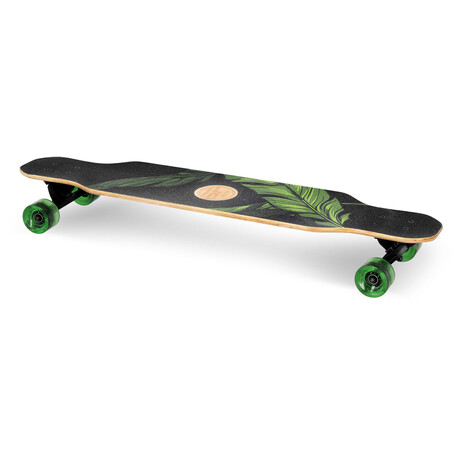 Spokey LONGBAY PRO Longboard 104 x 24 cm, ABEC7, zeleno-ern