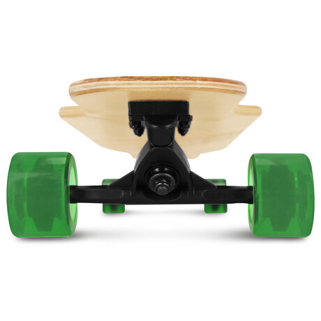 Spokey LONGBAY PRO Longboard 104 x 24 cm, ABEC7, zeleno-ern