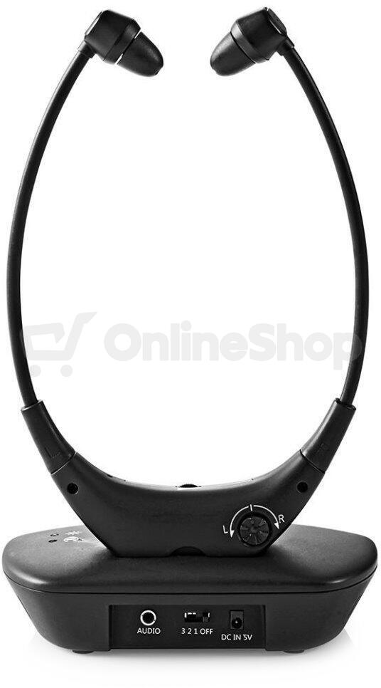 Sluchátka NEDIS HPRF010BK Black