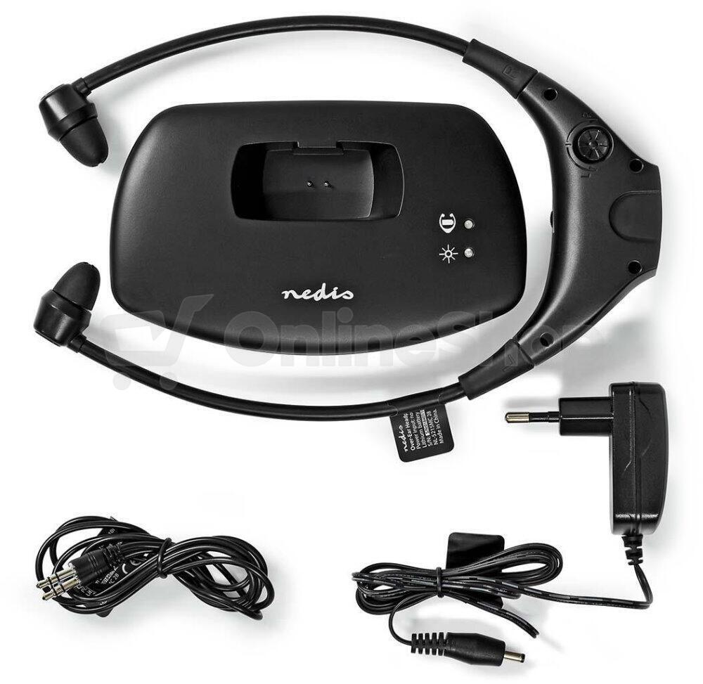 Sluchátka NEDIS HPRF010BK Black