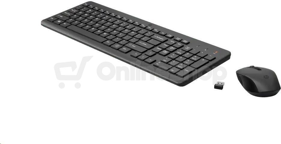 HP Bezdrátová klávesnice a myš HP 330 - anglická (2V9E6AA#ABB)