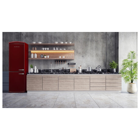 Chladnika Vestfrost VR-FB373-2E1BR retro burgundy