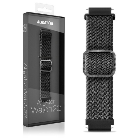 Aligator 22mm, černý (foto 3)