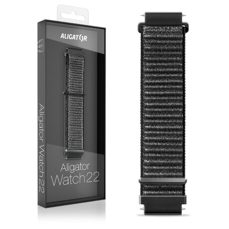Aligator 22mm, černý (foto 3)