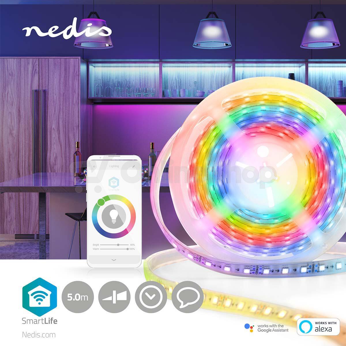 LED Pásek SmartLife NEDIS WIFILS51CRGB