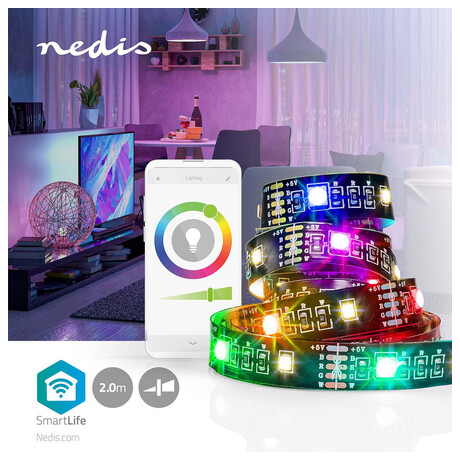 LED Psek SmartLife NEDIS BTLS20RGBW