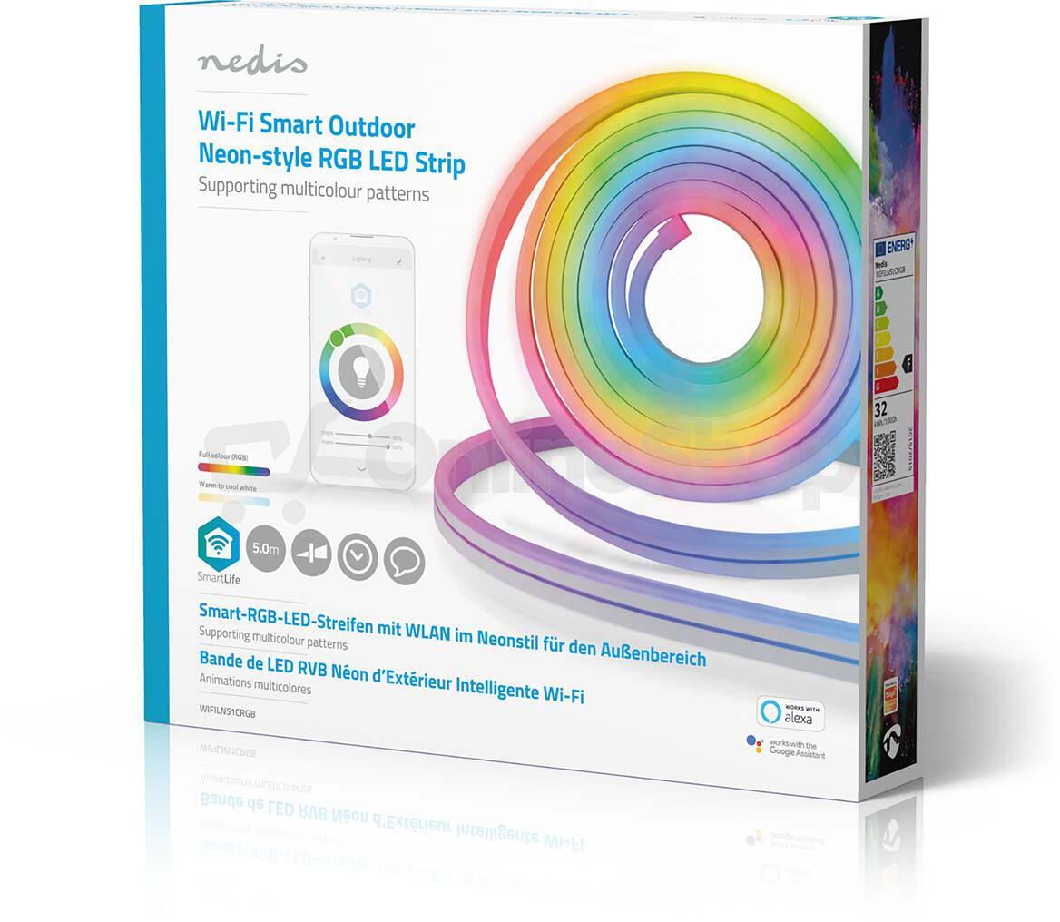 LED Pásek SmartLife NEDIS WIFILN51CRGB
