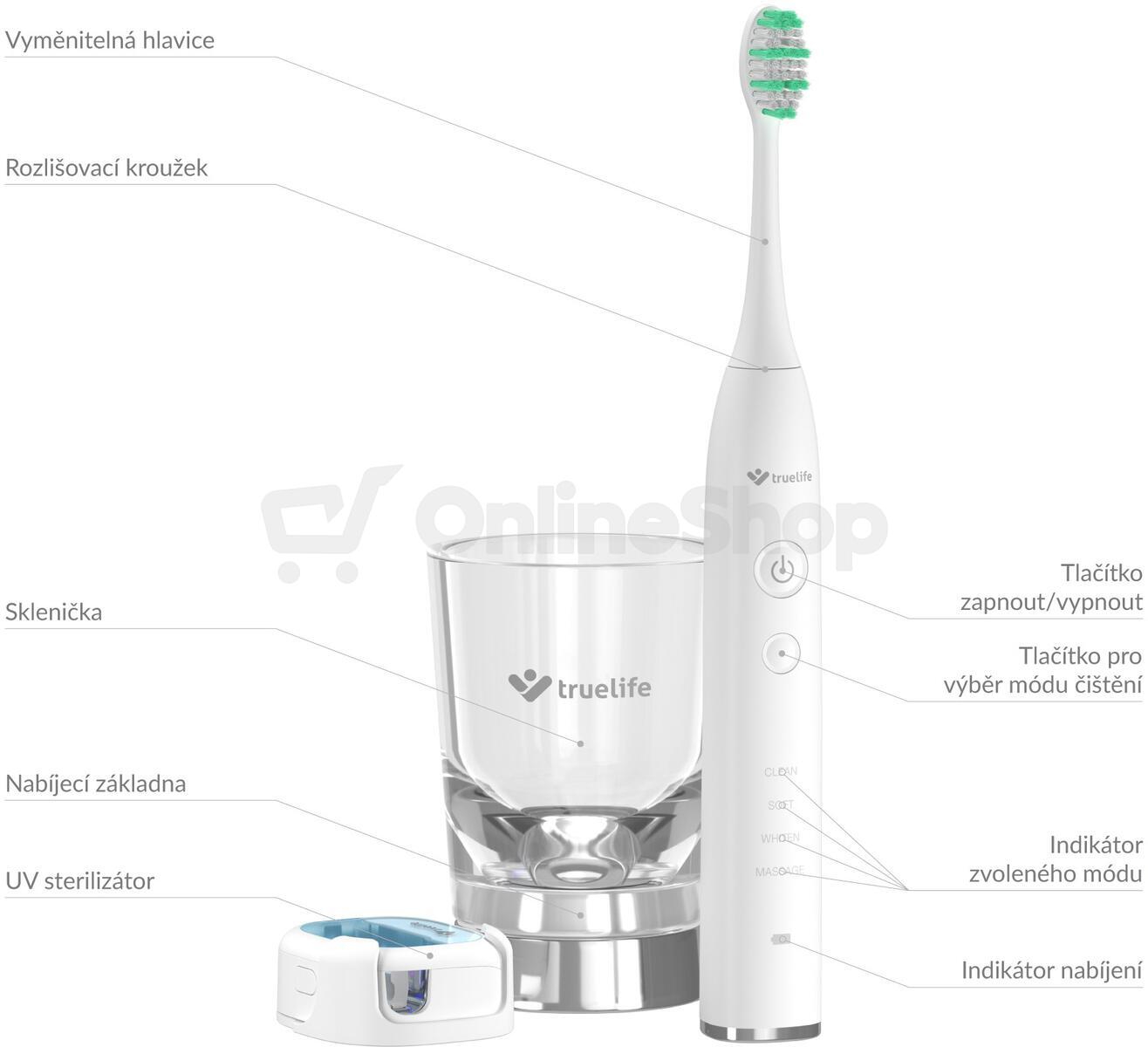Zubní kartáček TrueLife SonicBrush GL UV
