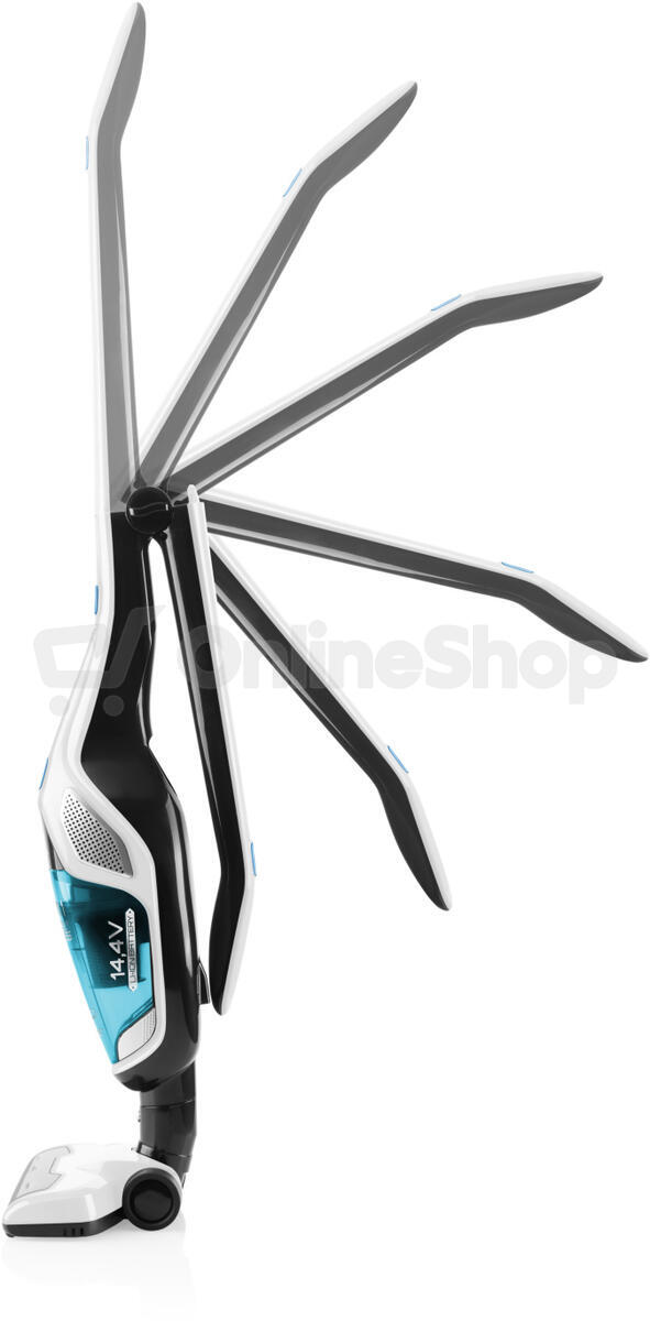 Tyčový vysavač ETA Dasty AquaPlus 3447 90010, bílý/modrý