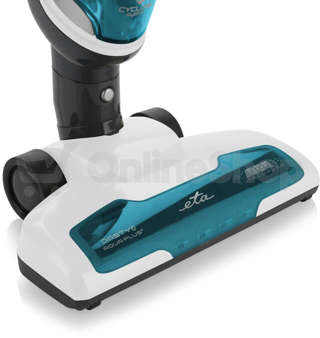 Tyčový vysavač ETA Dasty AquaPlus 3447 90010, bílý/modrý