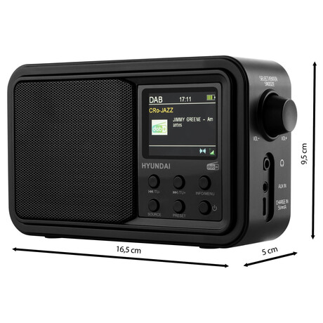 Radiopijma DAB+ Hyundai PR 650 BTDAB, ern