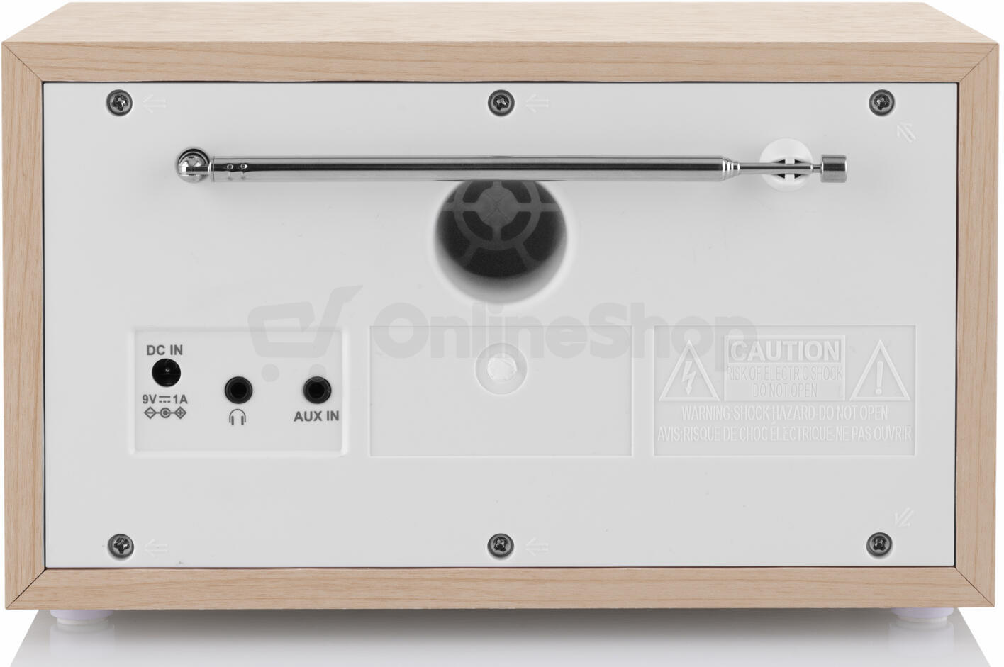 Radiopřijímač DAB+ GoGEN DAB 620 BTCS, hnědý/stříbrný