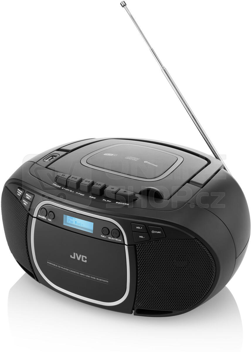 Fotogalerie JVC RC-E561B-DAB, černý - Radiomagnetofon S DAB+/CD ...