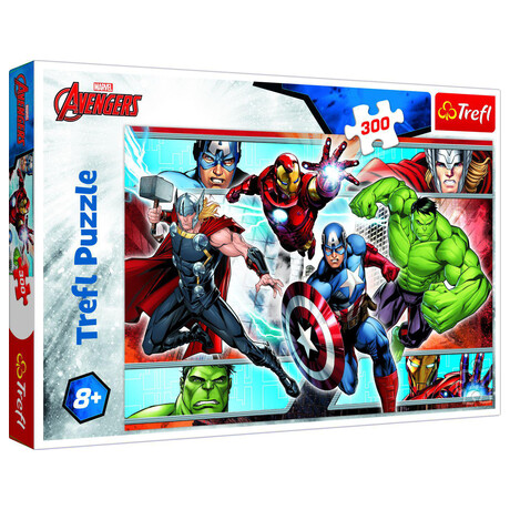 TREFL Puzzle Avengers 300dlk 60x40cm v krabici 40x27x4cm