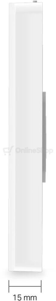 WiFi router TP-Link EAP615-Wall AP, 3x GLAN, 2,4 a 5 GHz, AX1800, Omáda SDN
