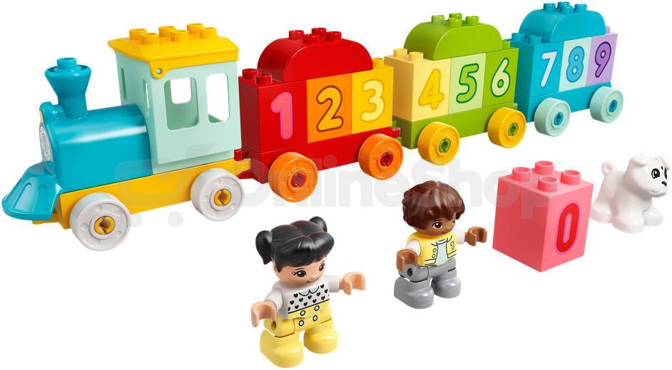 LEGO® DUPLO® 10954 Vláček s čísly – Učíme se počítat