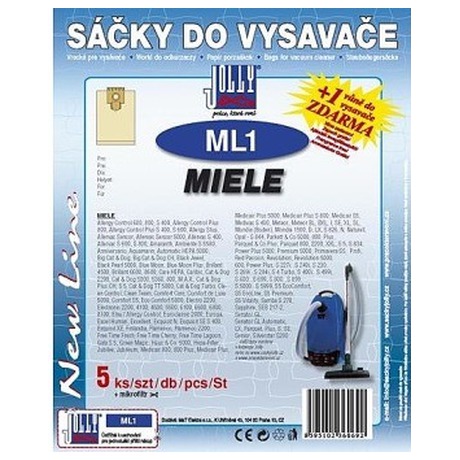 Sky do vysavae Jolly ML 1 (5+1ks) do vysav. MIELE