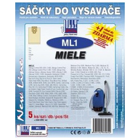 Sky do vysavae Jolly ML 1 (5+1ks) do vysav. MIELE