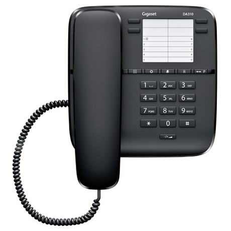 Domácí telefon Siemens Gigaset DA310 - černý - GIGASET DA310 -&nbsp;černý (foto 1)