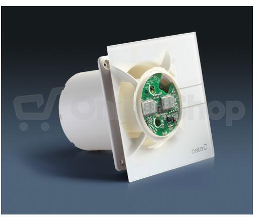 Axiální ventilátor CATA e100 GTH, bílý