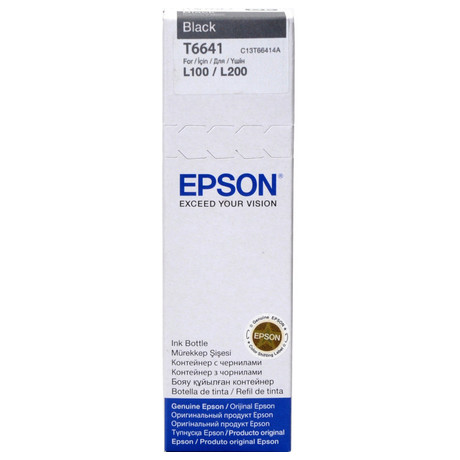 Inkoustov npl Epson T6641, 70ml originln - ern