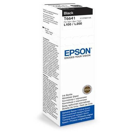 Inkoustov npl Epson T6641, 70ml originln - ern