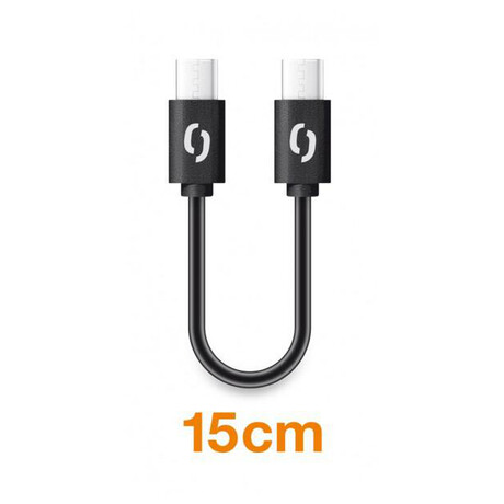 Aligator POWER USB-C/USB-C 15cm, černý (foto 1)