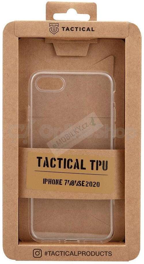 Tactical TPU Kryt pro Apple iPhone 7/8/SE2020/SE2022 Transparent