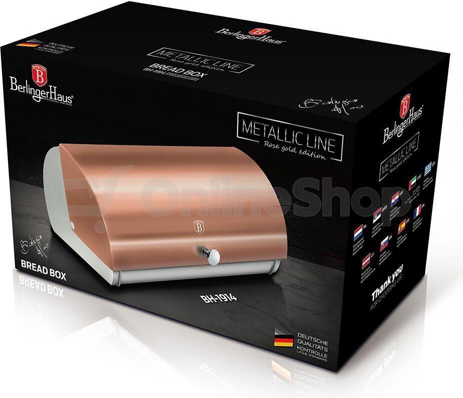 Chlebovka BERLINGERHAUS Rosegold Metallic Line BH-1914