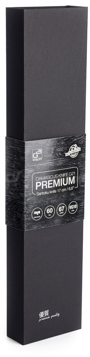 Nůž G21 Damascus Premium 17 cm, Santoku