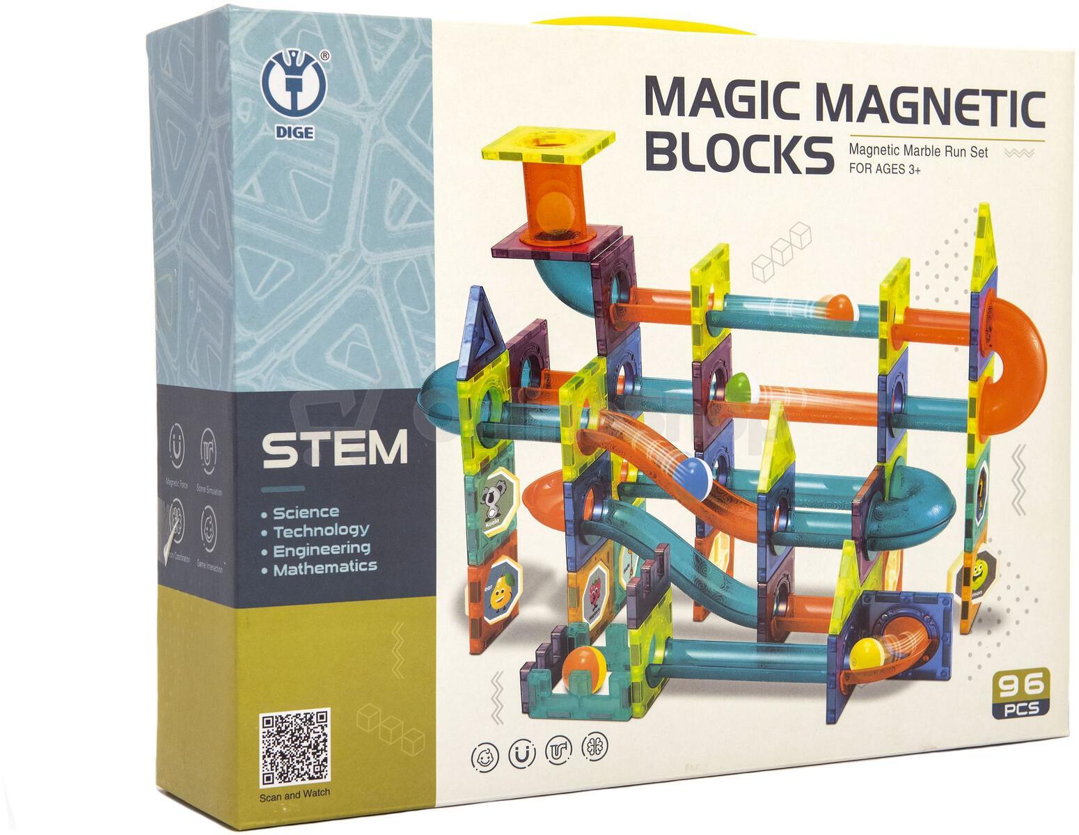 Magnetická kuličková dráha Teddies 96ks