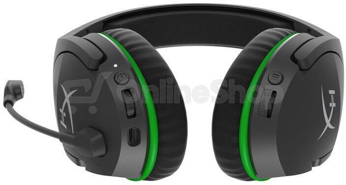 HP HyperX CloudX Stinger Core - Wireless Gaming Headset (Black-Green) - Xbox (4P5J0AA)