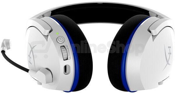 HyperX Cloud Stinger Core - Wireless Gaming Headset - PlayStation (White-Blue) (4P5J1AA)